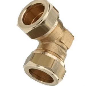 Messing knelfitting knie Ø12 mm