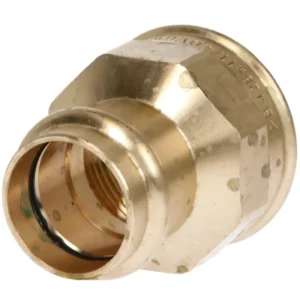 Brons persfitting contour-V schroefbus 28mm x 1"