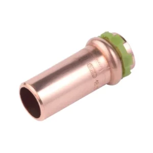 Persfitting koper contour-V verloopstuk 15x12mm bu/bi