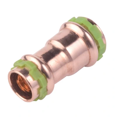 Persfitting koper contour-V verloopstuk 22x15mm bi/bi