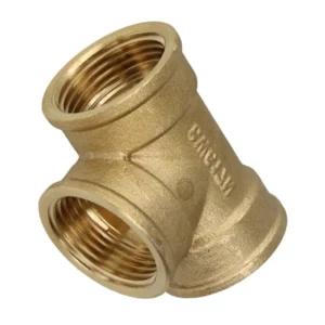 Messing T-stuk 1¼" bi