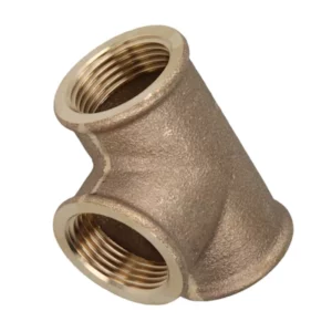 Brons (Viega) T-stuk 2" bi/bi/bi