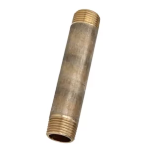 Brons (Viega) dubbele buisnippel ½" x 180mm