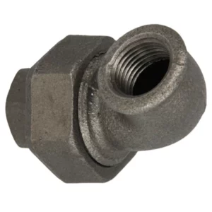 Gietijzer knie koppeling conisch 2" bi/bi