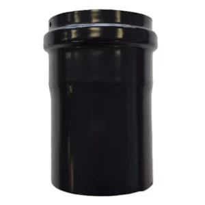 Rookgaspijp staal zwart Ø80 125mm