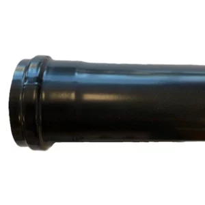 Rookgaspijp staal zwart Ø80 150cm bi/bu