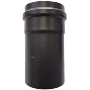 Rookgaspijp staal matzwart Ø80 150mm