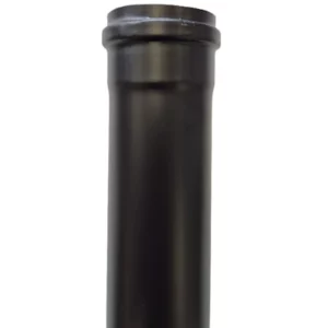 Rookgaspijp staal matzwart Ø80 150cm