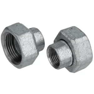 Pomp schroefkoppeling (2 stuks) zonder pakking 1" bi x 1½" WM