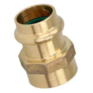 Persfitting solar schroefbus brons 15x½" bi