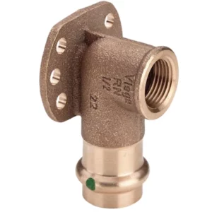 Persfitting Sanpress Muurplaat 12mm x ½" bi
