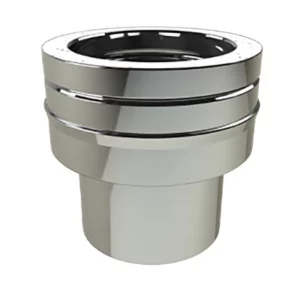 Rookgaspijp RVS Verloop EWØ180 - DWØ230mm