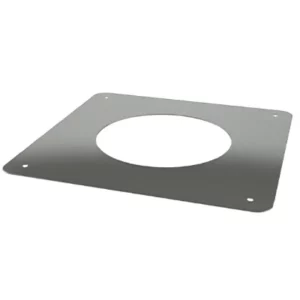 Brandseparatieplaat RVS Ø180mm
