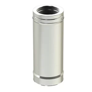 Rookgaspijp RVS DW Ø130-Ø180mm blank 50cm