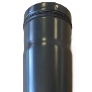 Rookgaspijp staal zwart Ø80 25cm