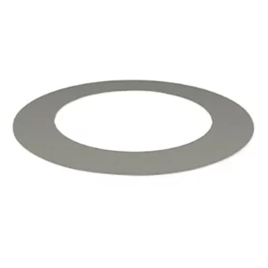 Rozet RVS blank Ø200