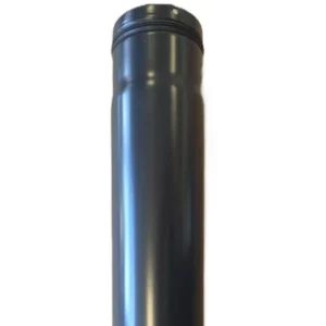 Rookgaspijp staal zwart Ø80 50cm